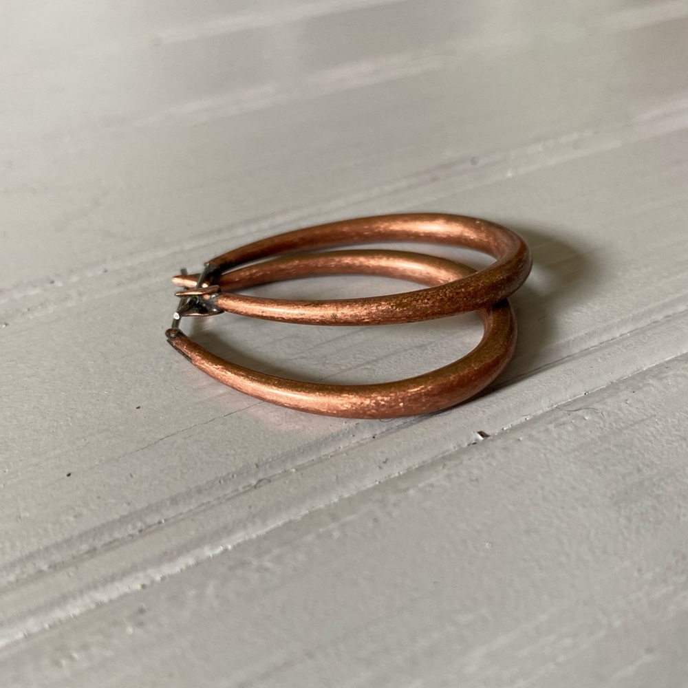 Cooper earrings